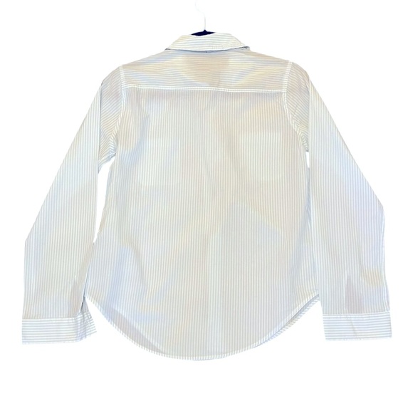 Lily Pulitzer Preppy White & Blue Button Down Shirt Size: XS - Picture 5 of 5